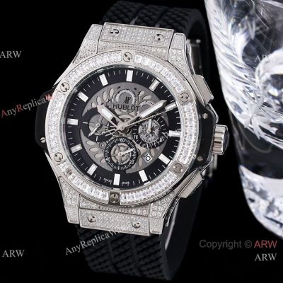 Copy Hublot Big Bang Original Bust Down Watch Skeleton Face